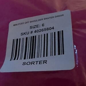 Torrid Pink Mini Off Shoulder Skater Dress